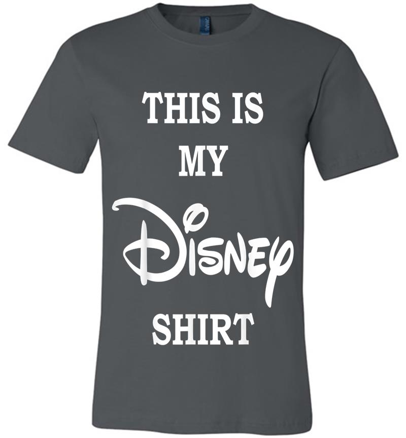 Disney This Is My Disney Chest Logo Premium T-Shirt