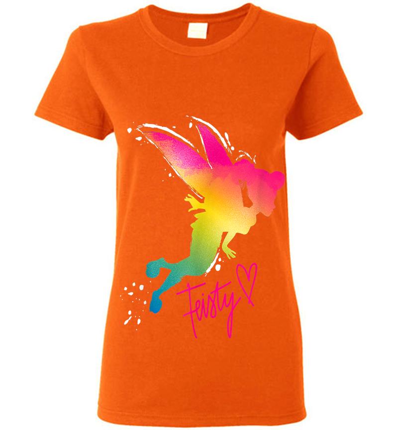 Inktee Store - Disney Tinker Bell Feisty Womens T-Shirt Image