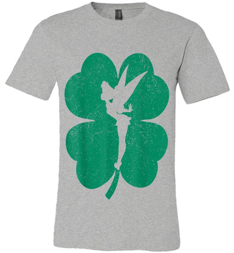 Inktee Store - Disney Tinker Bell Green Shamrock St. Patrick'S Day Premium T-Shirt Image