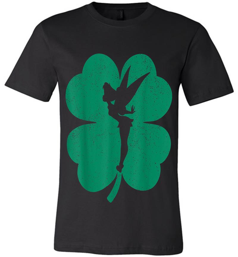 Inktee Store - Disney Tinker Bell Green Shamrock St. Patrick'S Day Premium T-Shirt Image