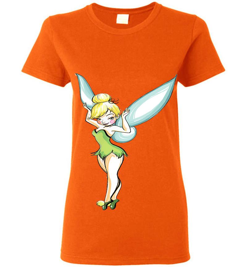 Inktee Store - Disney Tinker Bell Pose Womens T-Shirt Image
