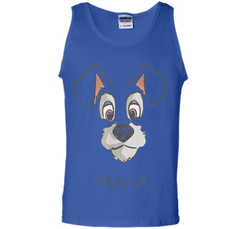 Inktee Store - Disney Tramp Drawing Lady And The Tramp Costume Mens Tank Top Image