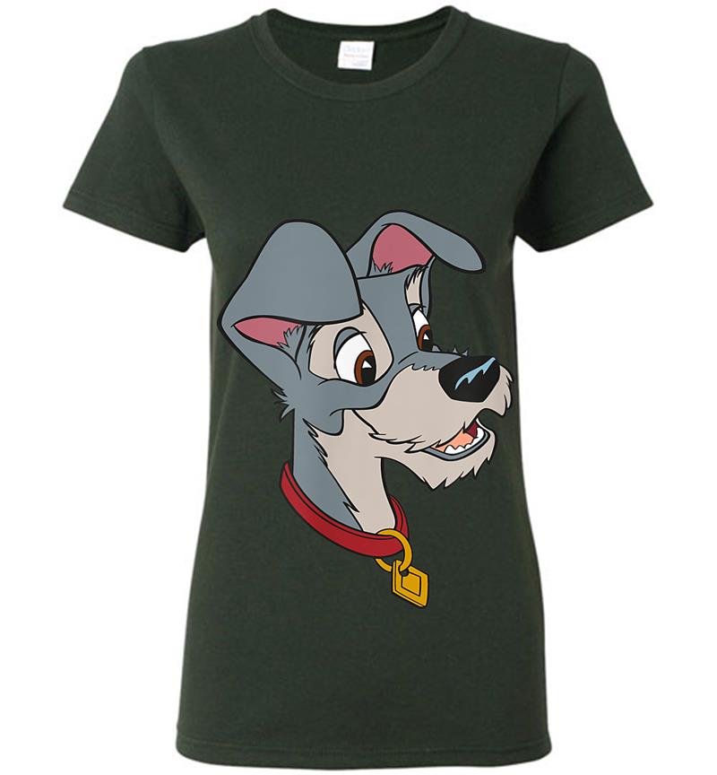 Inktee Store - Disney Tramp Lady And The Tramp Womens T-Shirt Image