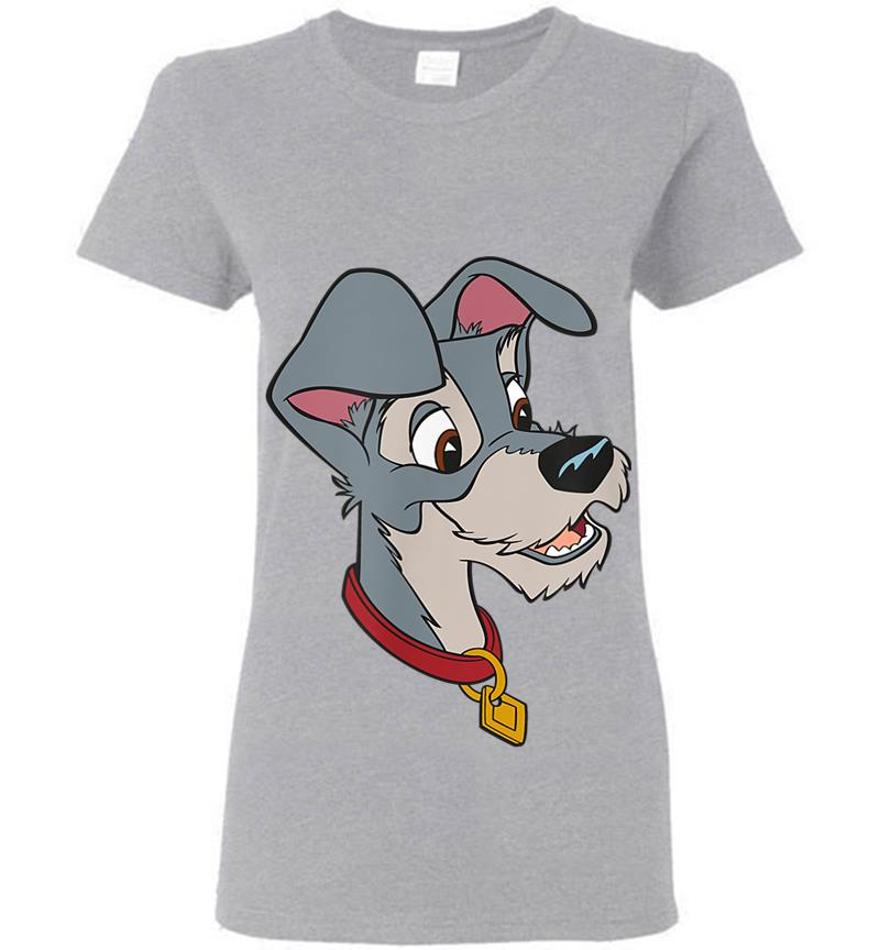 Inktee Store - Disney Tramp Lady And The Tramp Womens T-Shirt Image