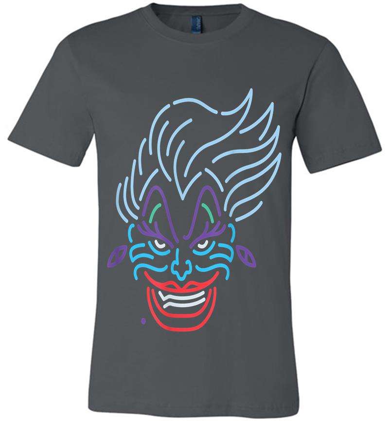 Disney Ursula Neon Face Premium T-shirt