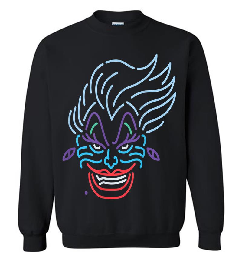 Disney Ursula Neon Face Sweatshirt
