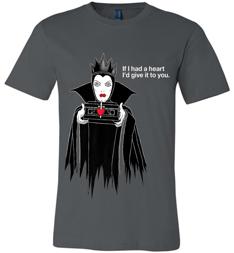 Disney Villains Evil Queen If I Had A Heart Premium Premium T-shirt