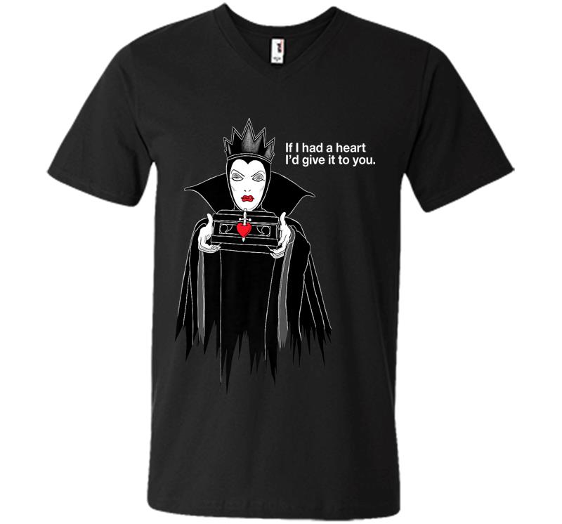 Disney Villains Evil Queen If I Had A Heart Premium V-neck T-shirt
