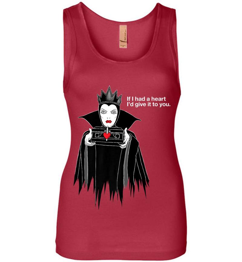 Inktee Store - Disney Villains Evil Queen If I Had A Heart Premium Womens Jersey Tank Top Image