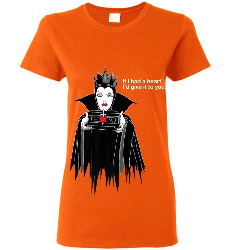 Inktee Store - Disney Villains Evil Queen If I Had A Heart Premium Womens T-Shirt Image