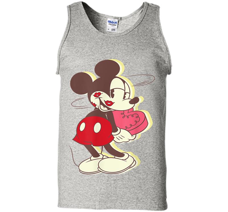Disney Vintage Mickey Mouse Dizzy Love Mens Tank Top