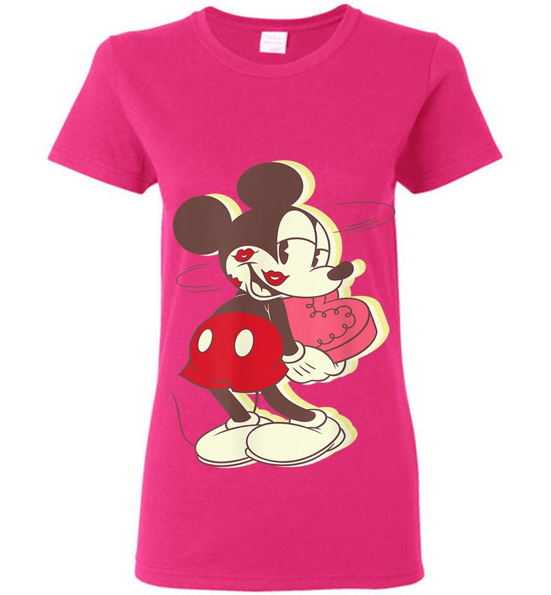 Inktee Store - Disney Vintage Mickey Mouse Dizzy Love Womens T-Shirt Image