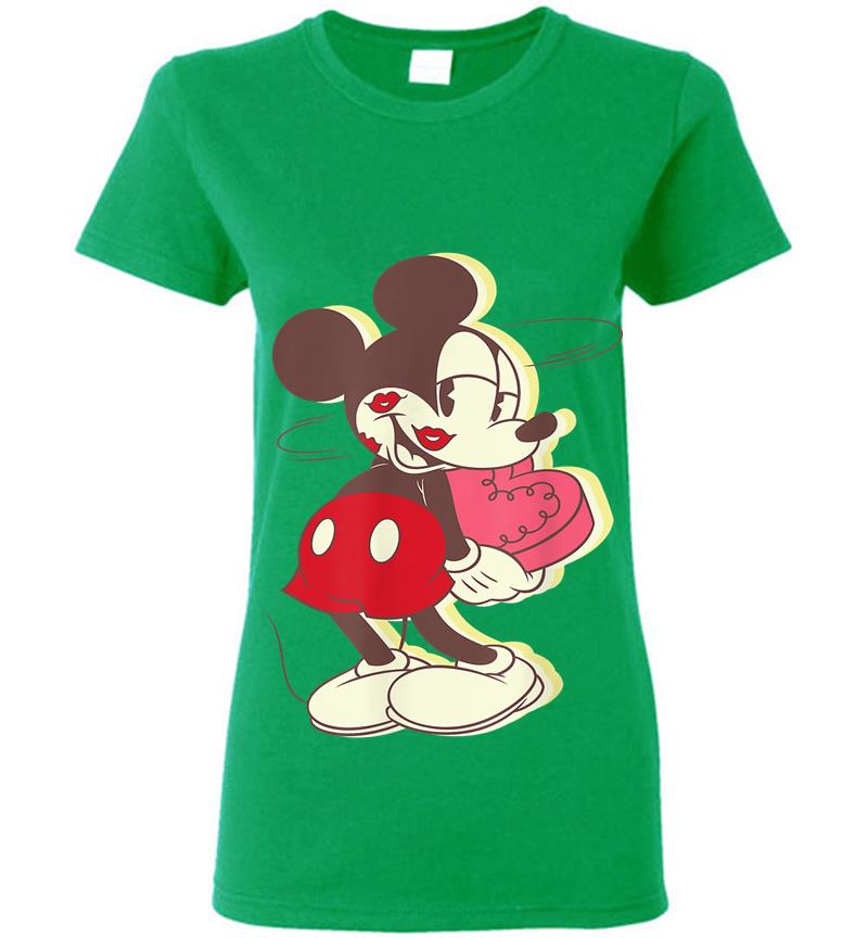 Inktee Store - Disney Vintage Mickey Mouse Dizzy Love Womens T-Shirt Image