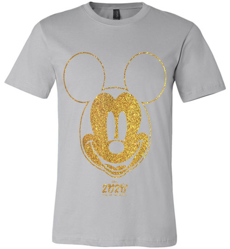Inktee Store - Disney Year Of The Mouse Golden Mickey January Premium T-Shirt Image