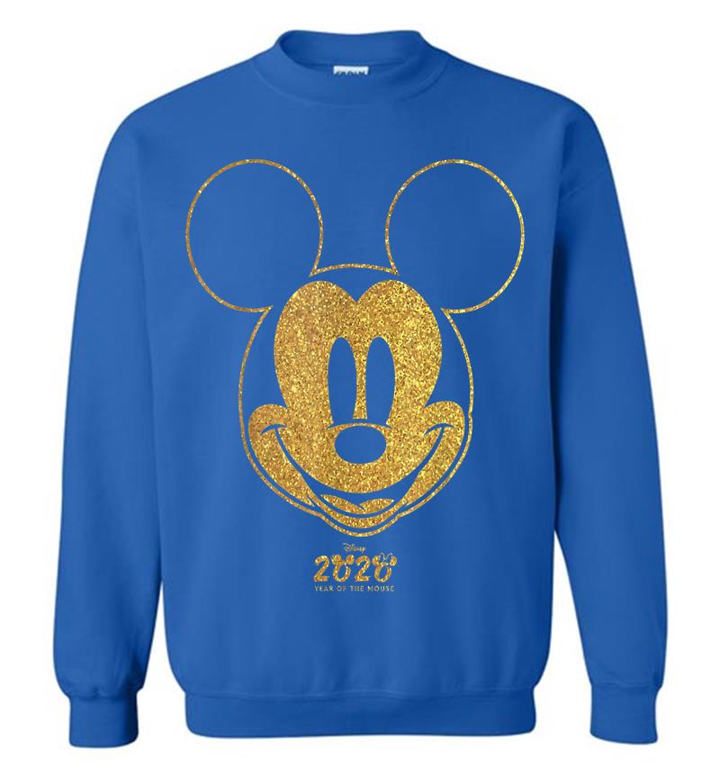 Inktee Store - Disney Year Of The Mouse Golden Mickey January Sweatshirt Image