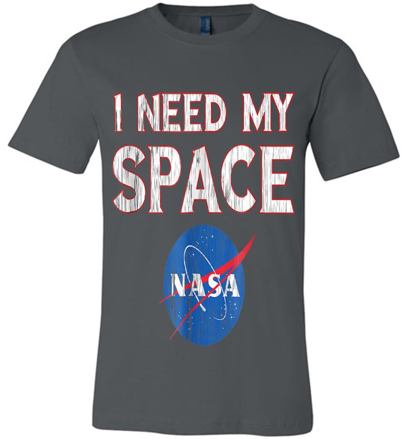 Distressed Nasa Logo I Need My Space Premium T-shirt