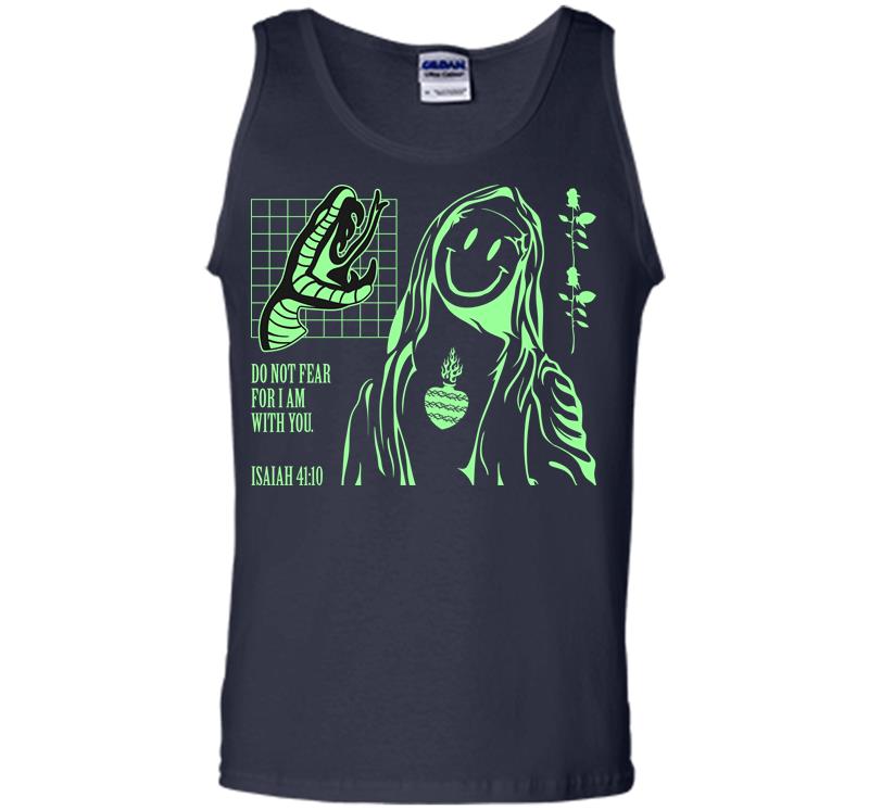 Inktee Store - Do Not Fear For I Am With You Men Tank Top Image
