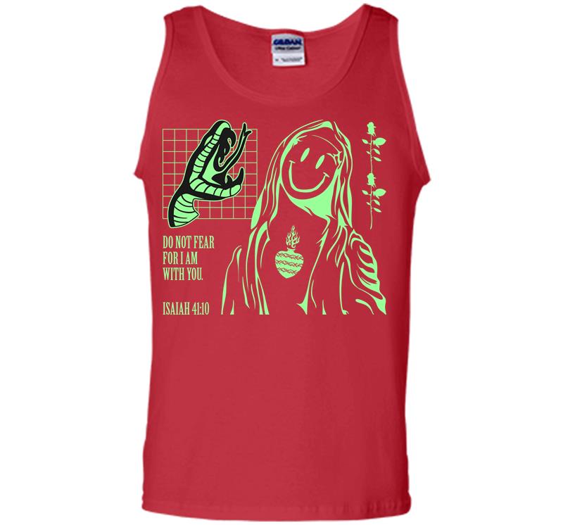 Inktee Store - Do Not Fear For I Am With You Men Tank Top Image