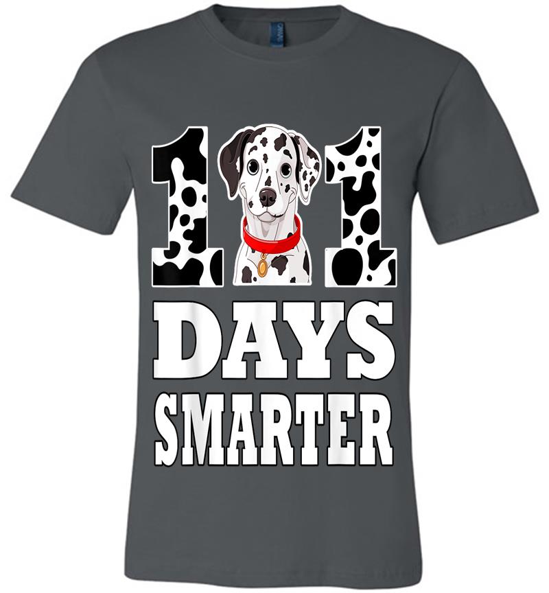 Dog 101 Days Smarter Dalmatian Funny Premium T-Shirt