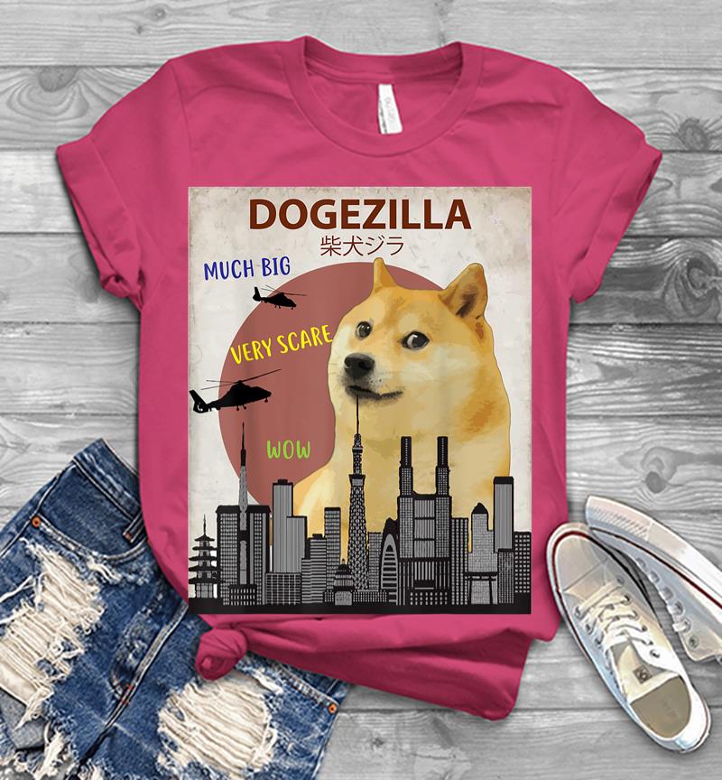 Inktee Store - Dogezilla Funny Doge Meme Shiba Inu Dog Men T-Shirt Image