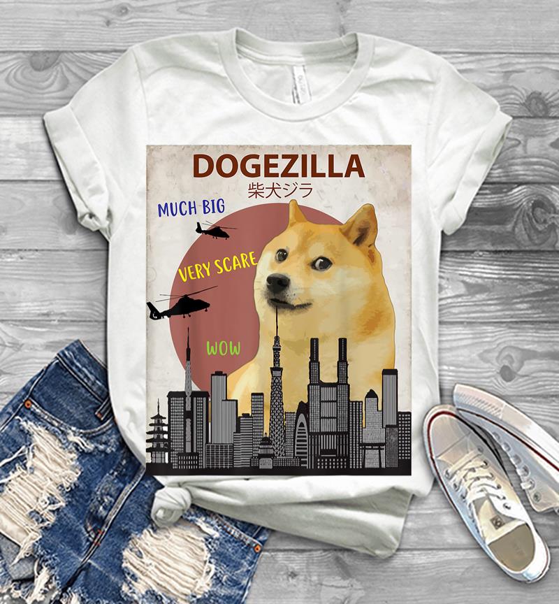 Inktee Store - Dogezilla Funny Doge Meme Shiba Inu Dog Men T-Shirt Image