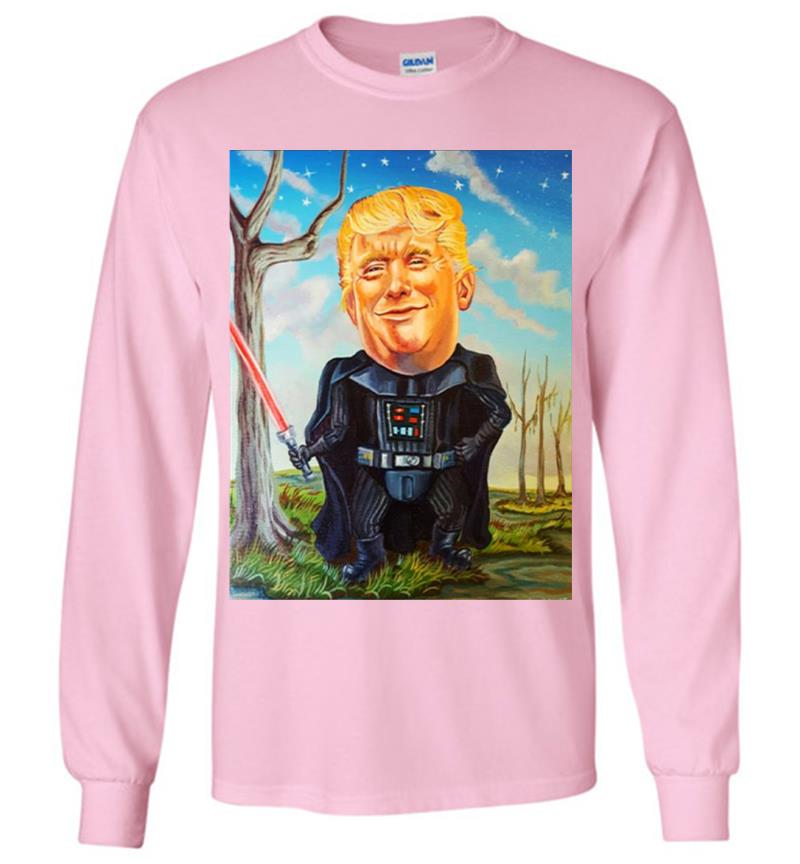Inktee Store - Donald Trump President Star Wars Long Sleeve T-Shirt Image