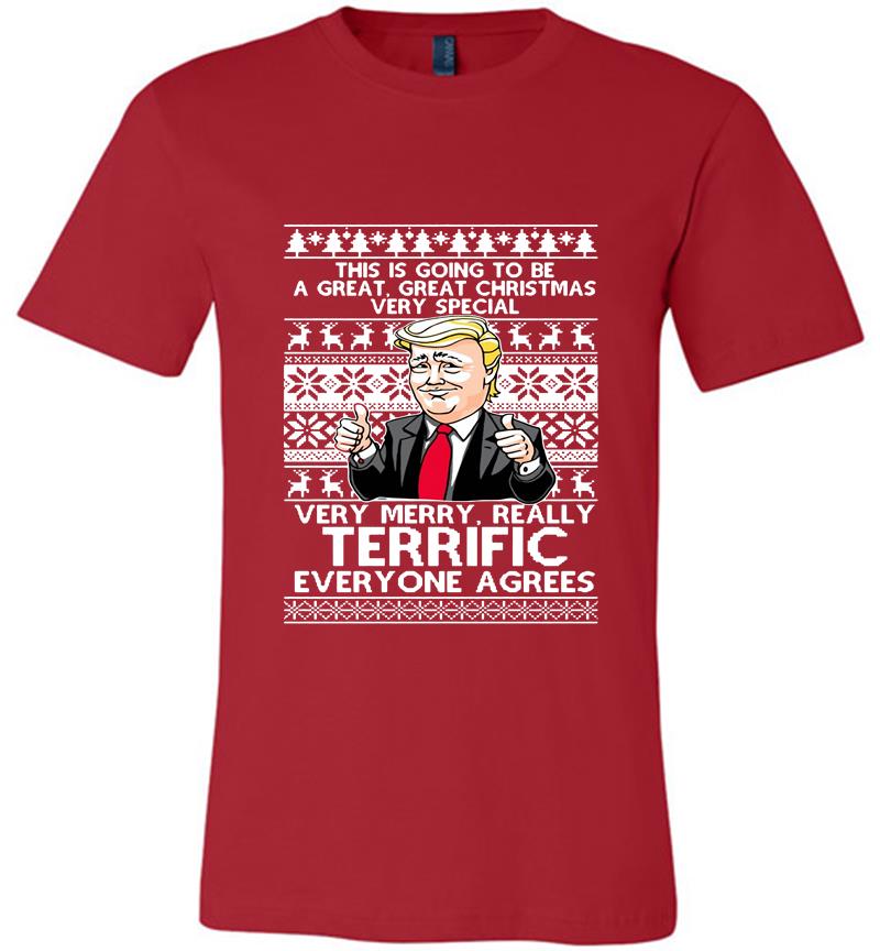 Inktee Store - Donald Trump This Is Going To Be A Great Christmas Very Special Premium T-Shirt Image