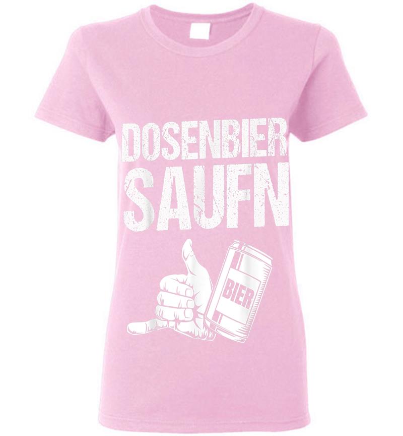 Inktee Store - Dosenbier Saufen Fr Party Womens T-Shirt Image