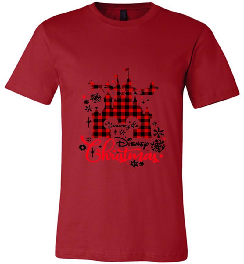 Inktee Store - Dreaming Of A Disney Christmas Premium T-Shirt Image