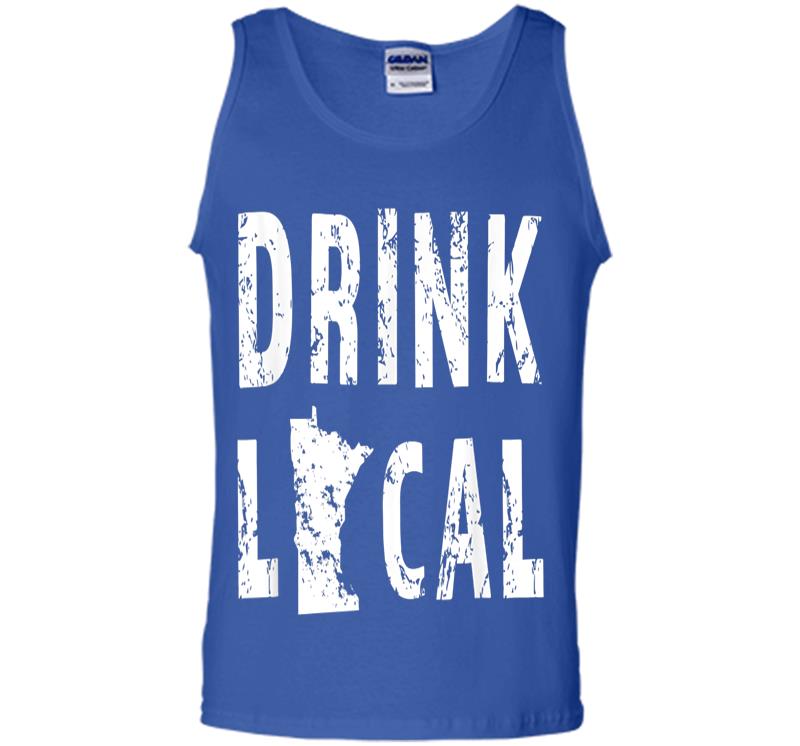 Inktee Store - Drink Local Minnesota Craft Beer From Here Mn Mens Tank Top Image