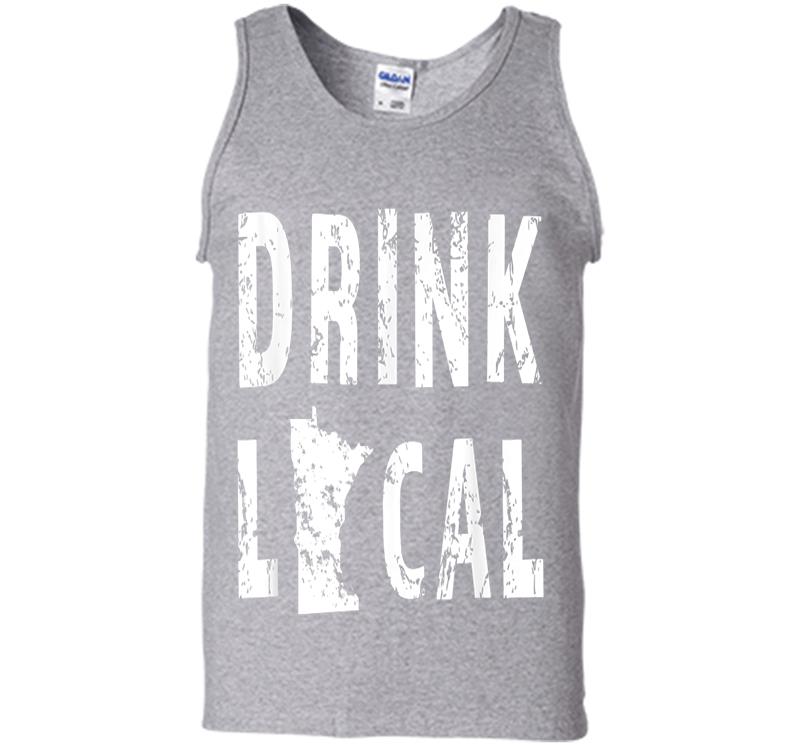 Inktee Store - Drink Local Minnesota Craft Beer From Here Mn Mens Tank Top Image