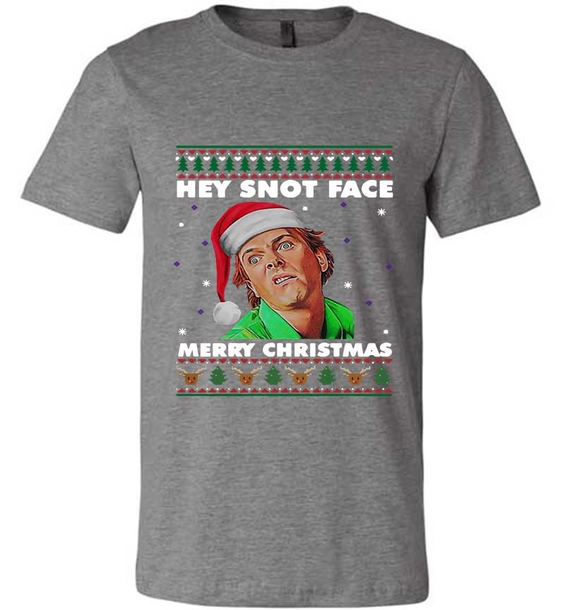 Inktee Store - Drop Dead Fred Santa Hey Snot Face Merry Christmas Premium T-Shirt Image