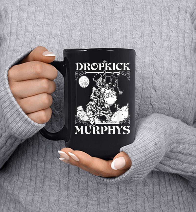 Dropkick Murphys Skeleton Piper Tee Official Merchandise Mug