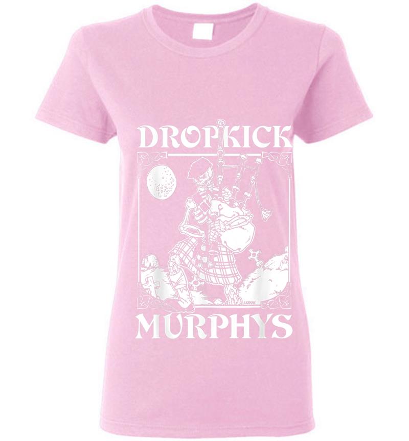 Inktee Store - Dropkick Murphys Skeleton Piper Tee Official Merchandise Womens T-Shirt Image