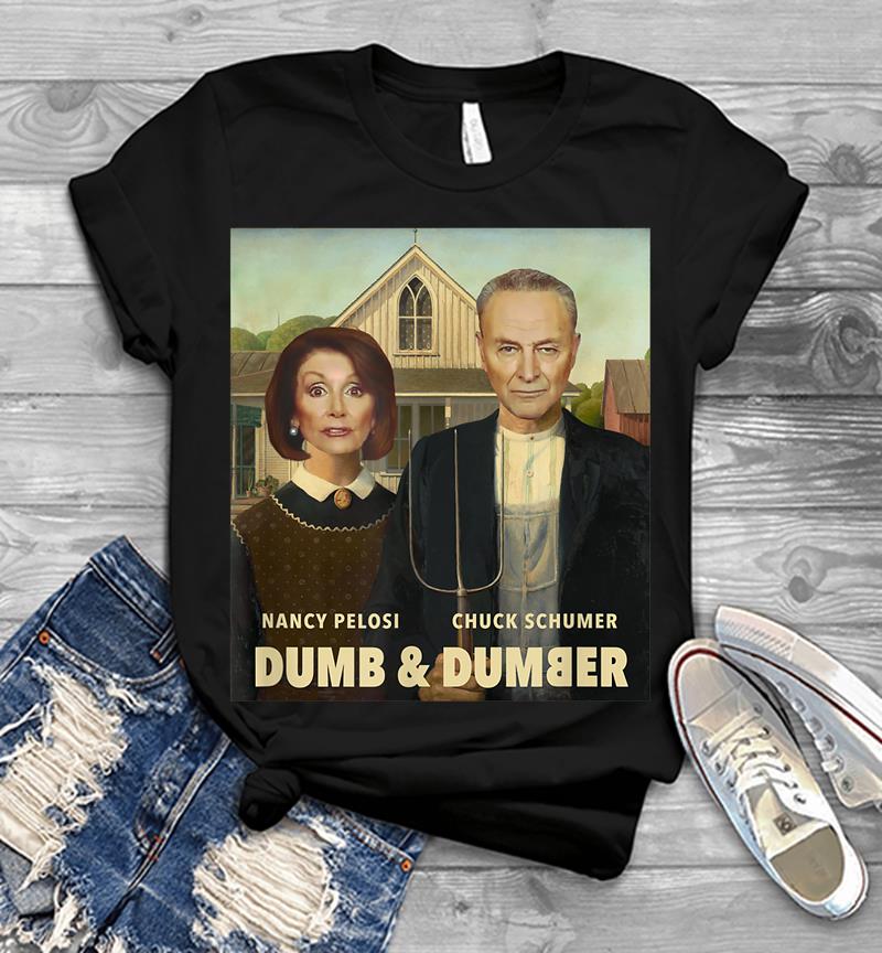 Dumb Democrats Nancy Pelosi Chuck Schumer Pro Trump 2020 Mens T-Shirt