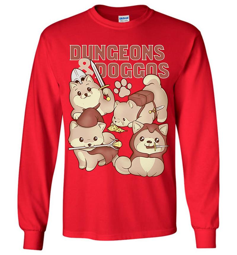 Inktee Store - Dungeons Doggos Long Sleeve T-Shirt Image