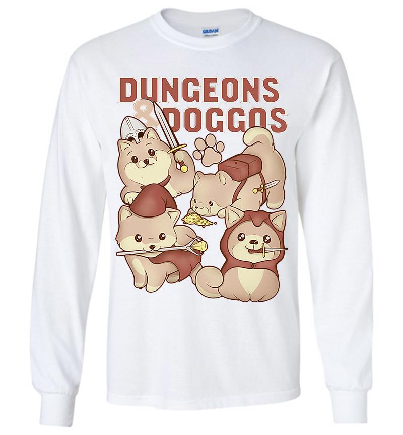 Inktee Store - Dungeons Doggos Long Sleeve T-Shirt Image