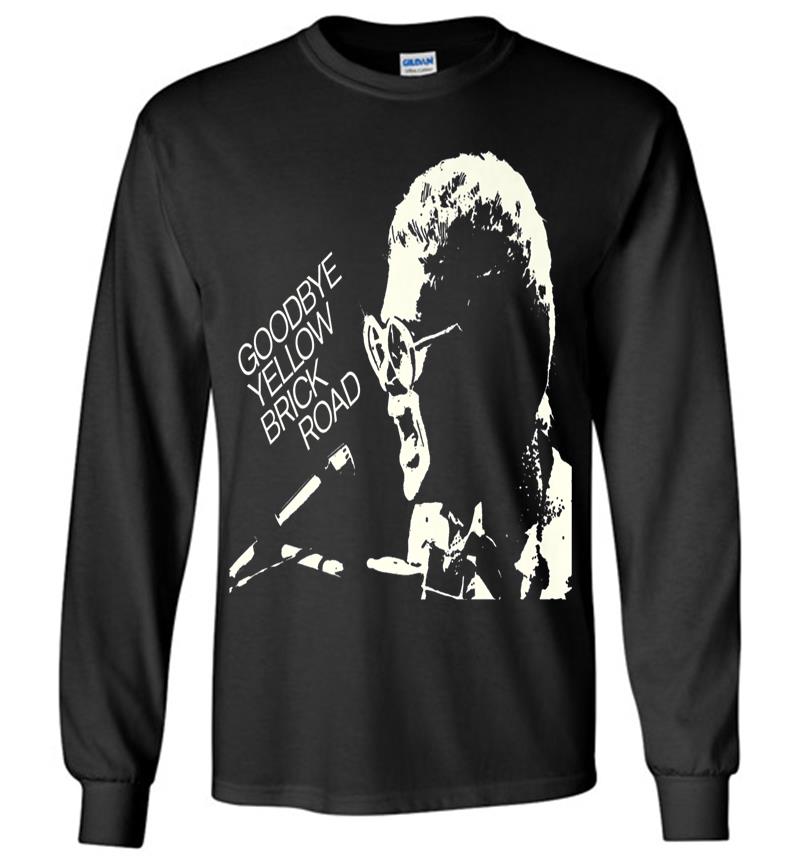 Elton John Official Goodbye Yellow Brick Road Cover Premium Long Sleeve T-shirt