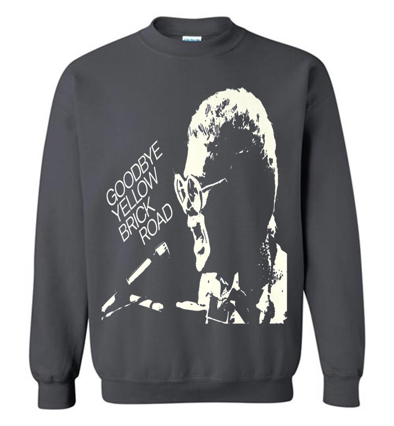 Inktee Store - Elton John Official Goodbye Yellow Brick Road Cover Premium Sweatshirt Image