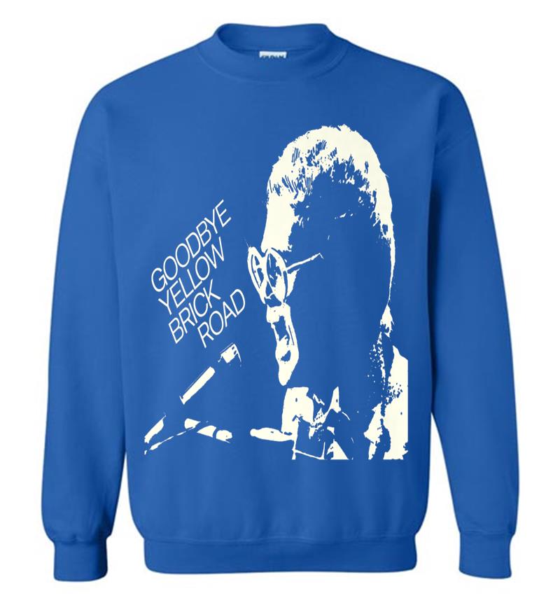 Inktee Store - Elton John Official Goodbye Yellow Brick Road Cover Premium Sweatshirt Image