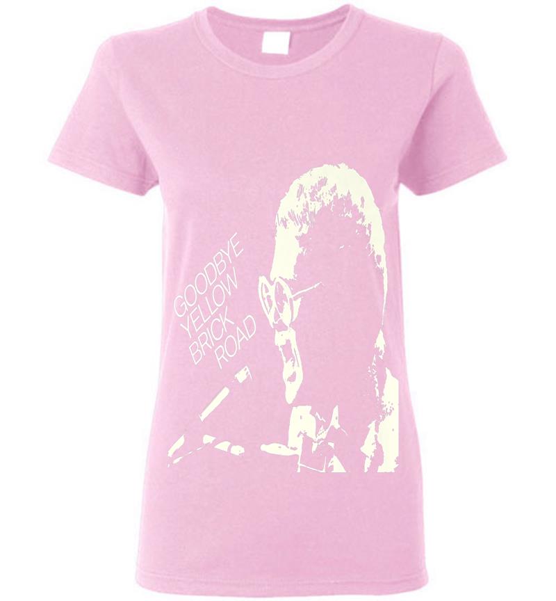 Inktee Store - Elton John Official Goodbye Yellow Brick Road Cover Premium Womens T-Shirt Image
