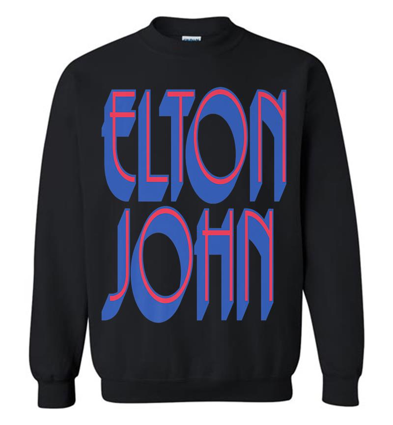Elton John Official Text Logo Premium Sweatshirt