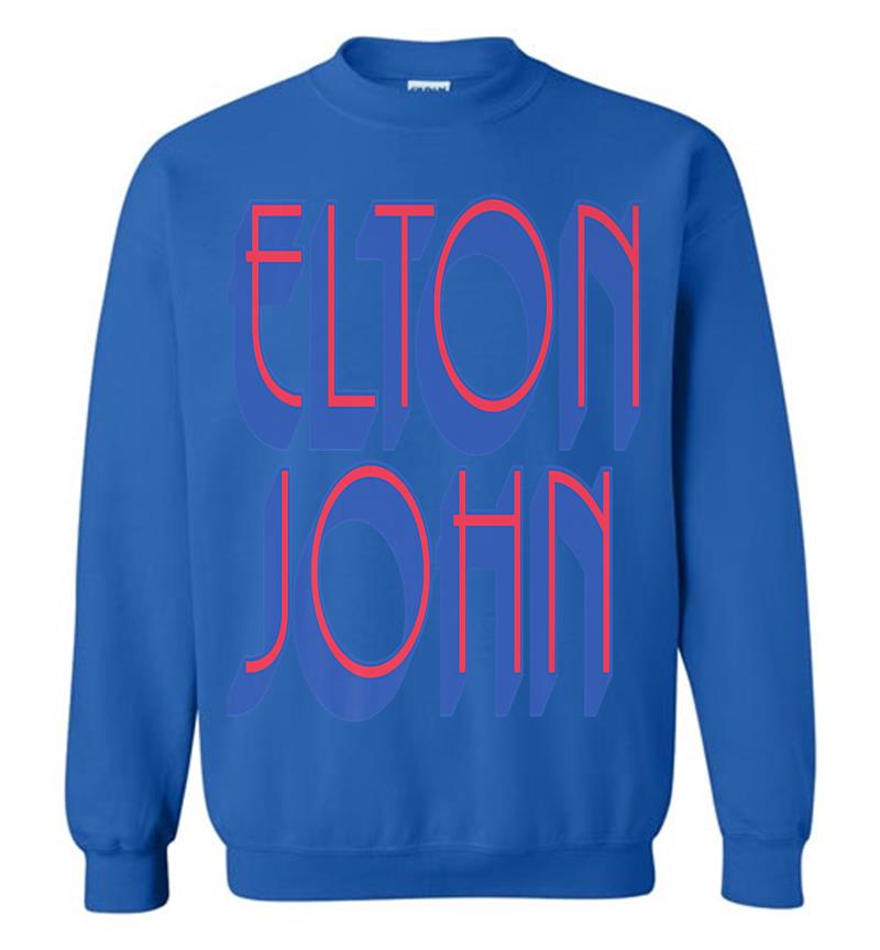Inktee Store - Elton John Official Text Logo Premium Sweatshirt Image