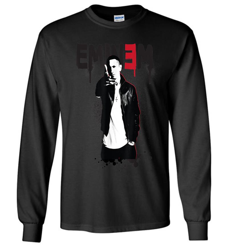 Eminem Official Sprayed Up Long Sleeve T-shirt