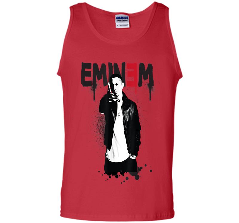 Inktee Store - Eminem Official Sprayed Up Mens Tank Top Image