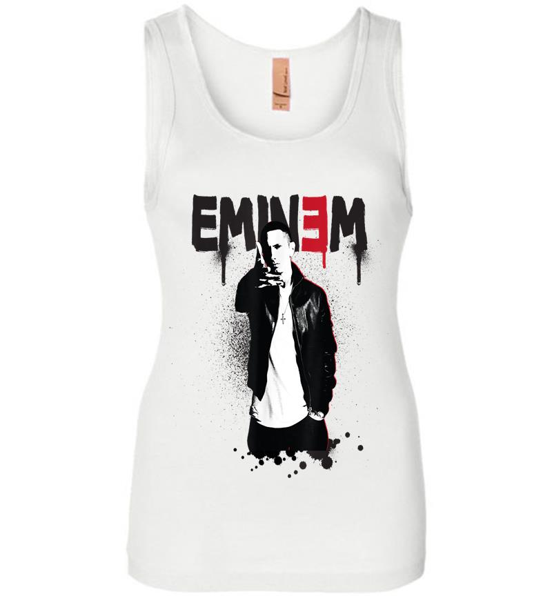 Inktee Store - Eminem Official Sprayed Up Womens Jersey Tank Top Image
