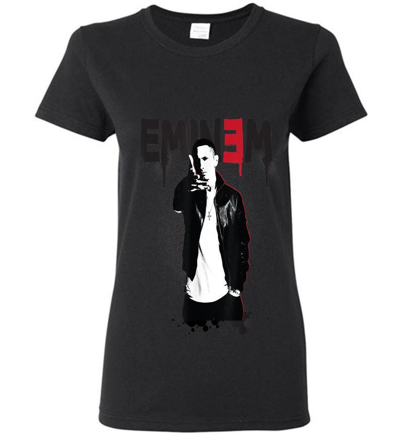 Eminem Official Sprayed Up Womens T-shirt