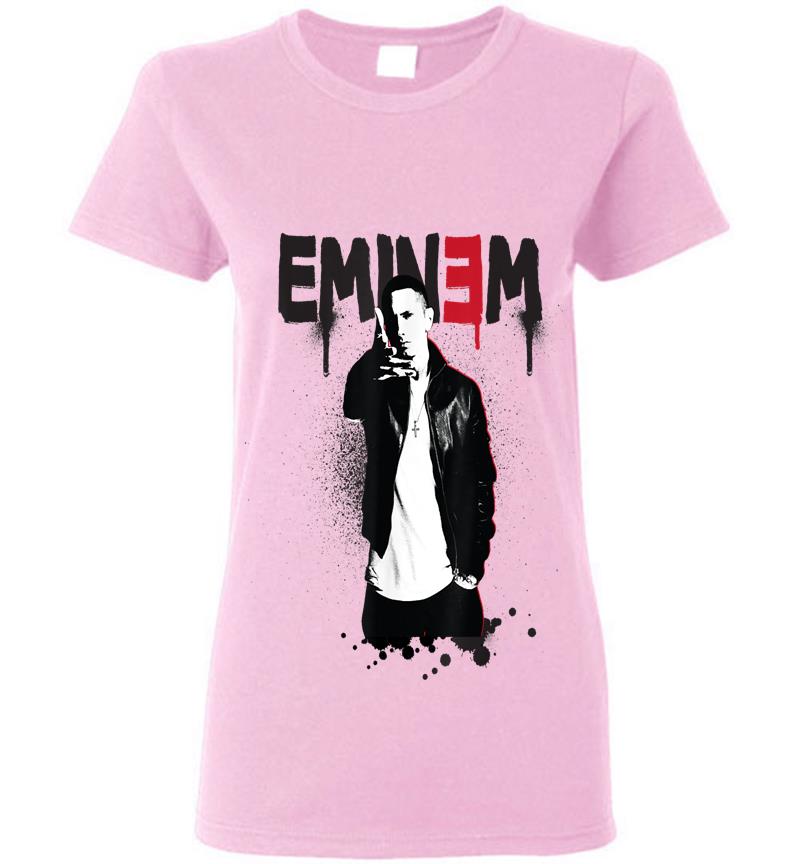 Inktee Store - Eminem Official Sprayed Up Womens T-Shirt Image