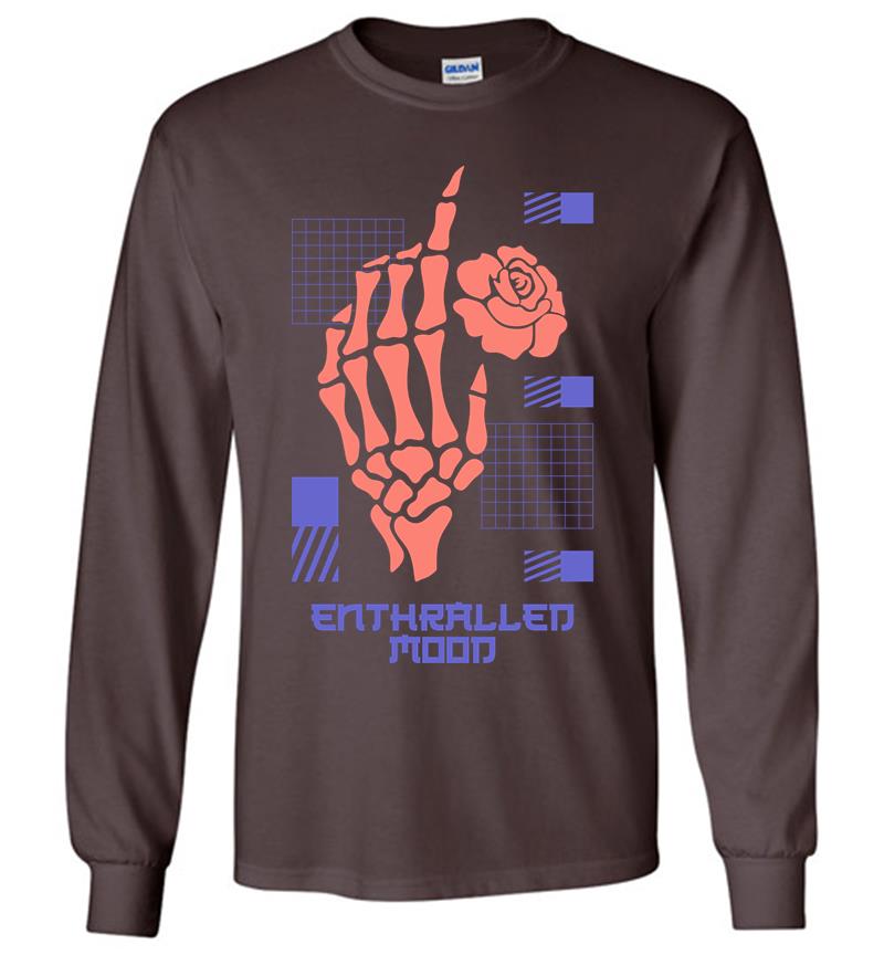 Inktee Store - Enthralled Moon Long Sleeve T-Shirt Image