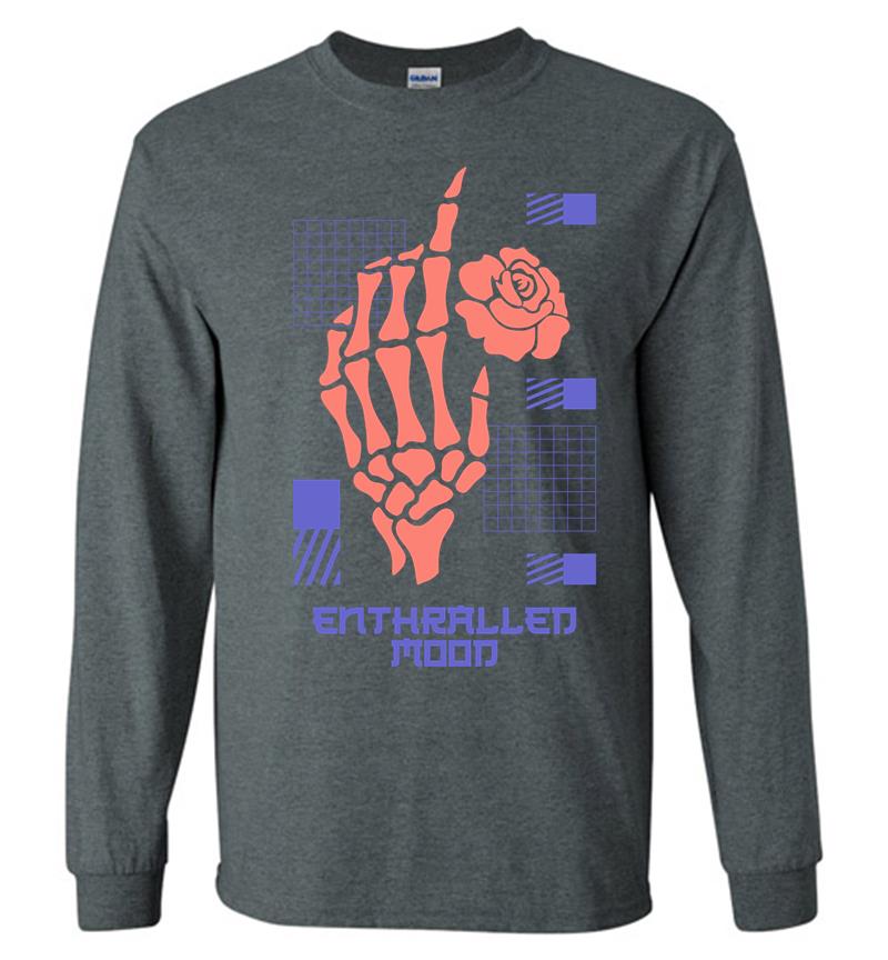 Inktee Store - Enthralled Moon Long Sleeve T-Shirt Image